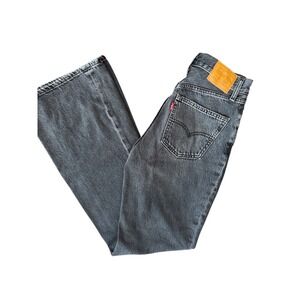 Levi's 70s High Flare Jeans Black Wash Women's Size 26